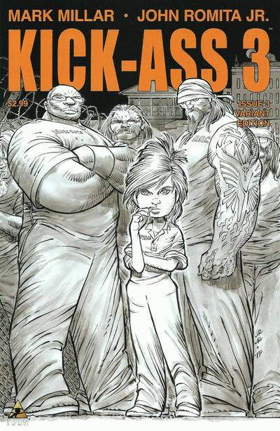 Kick-Ass 3 #3 (Jrjr Sketch Variant) (2013)