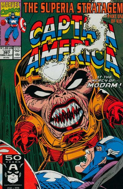 Captain America #387 [Direct]-Very Fine 