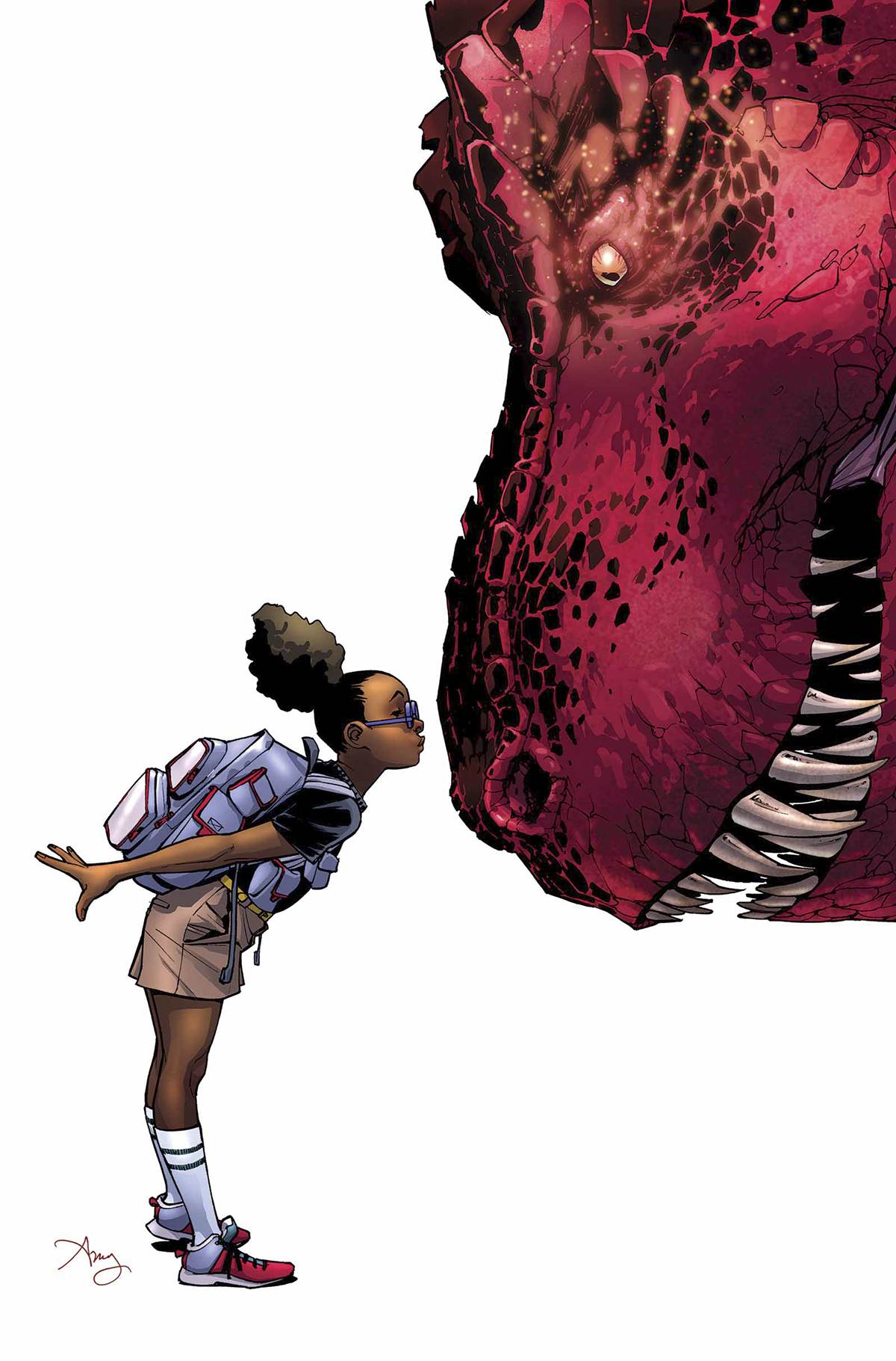 Moon Girl And Devil Dinosaur #1 by Bustos Poster