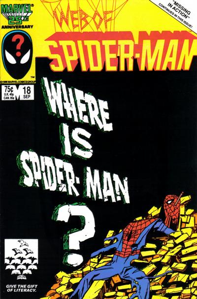 Web of Spider-Man #18 [Direct] - Vg+