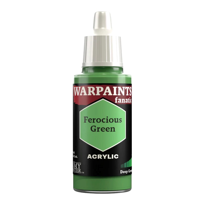 Army Painter Warpaints Fanatic: Ferocious Green 18 Ml