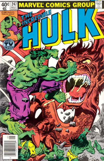 The Incredible Hulk #247 [Newsstand](1962)-Very Fine (7.5 – 9)