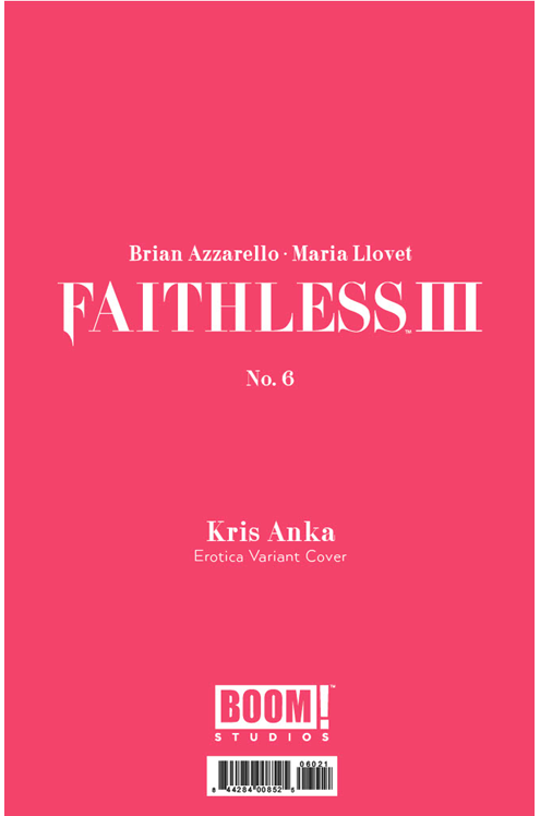 Faithless III #6 Cover B Erotic Variant Anka (Mature) (Of 6)