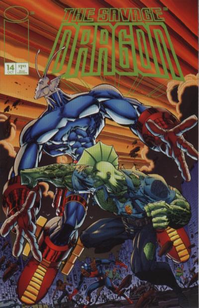 Savage Dragon #14 [Direct]-Fine (5.5 – 7)