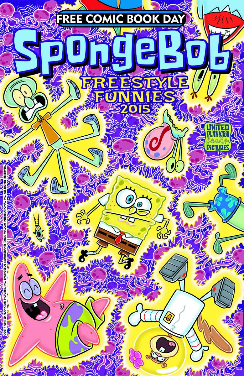 Free Comic Book Day 2015 Spongebob Freestyle Funnies