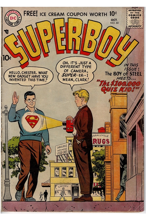 Superboy #60 - Vg- 