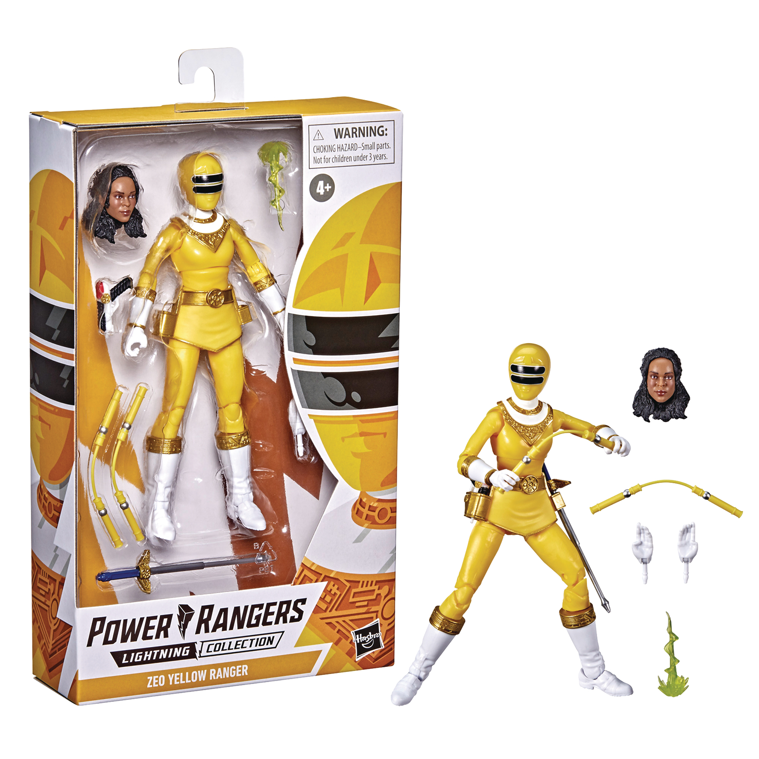 Power Rangers Lightning Zeo Yellow 6in Action Figure Case