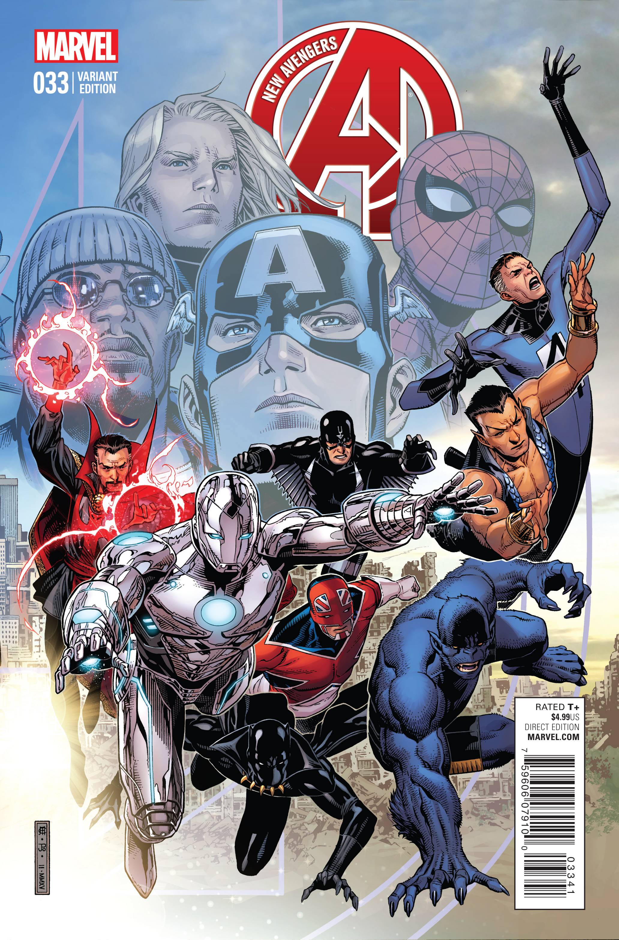 New Avengers #33 (Cheung End of an Era Variant) (2013)
