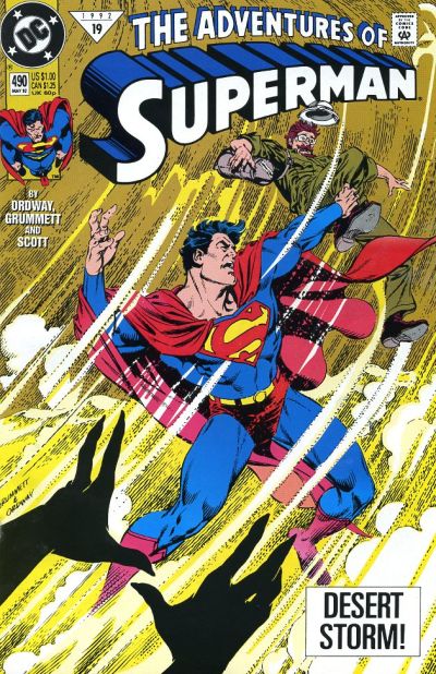 Adventures of Superman #490 [Direct]-Very Fine (7.5 – 9)