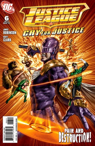 Justice League: Cry For Justice #6-Near Mint (9.2 - 9.8)