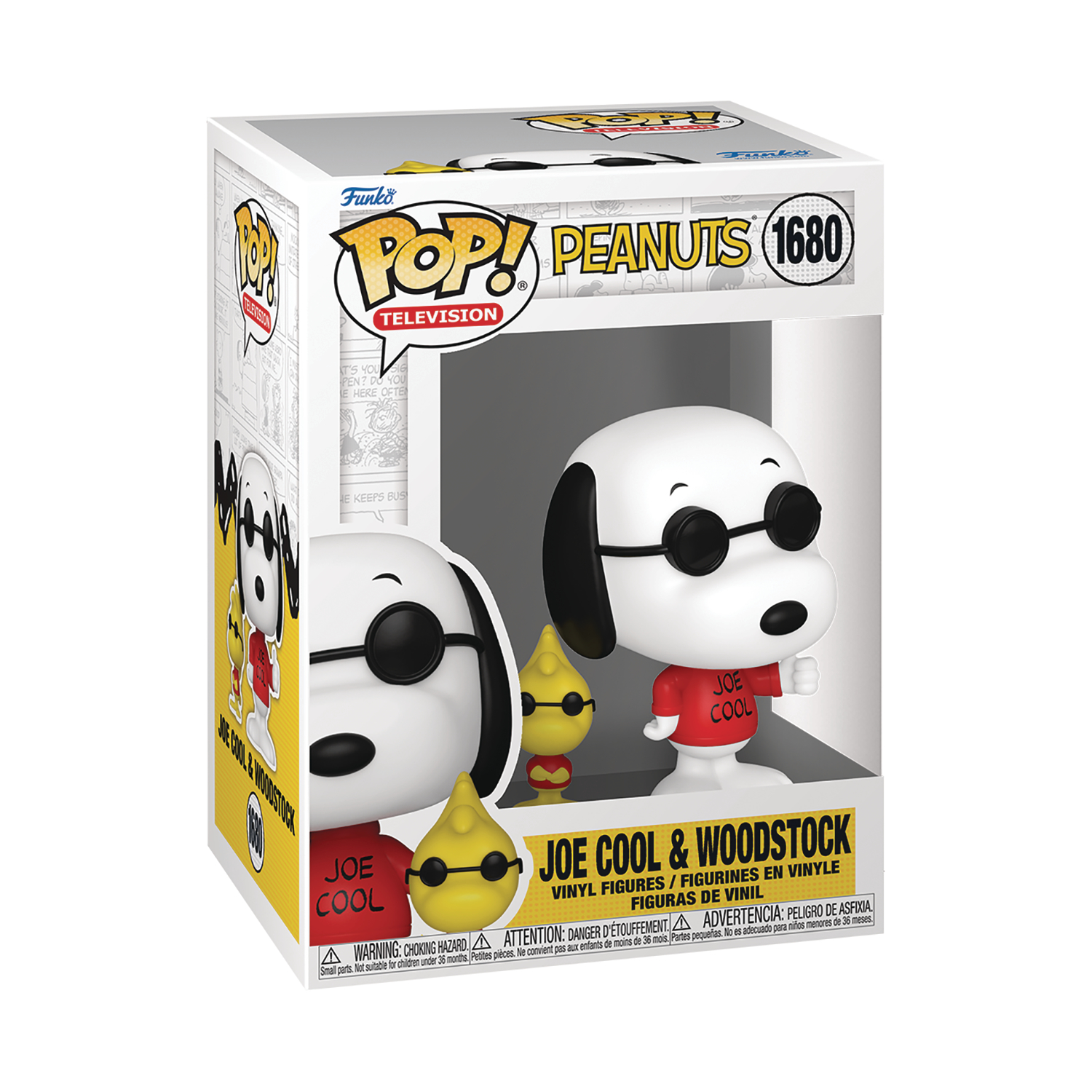 Peanuts Joe Cool & Woodstock Funko Pop Vinyl Figure and Buddy #1680