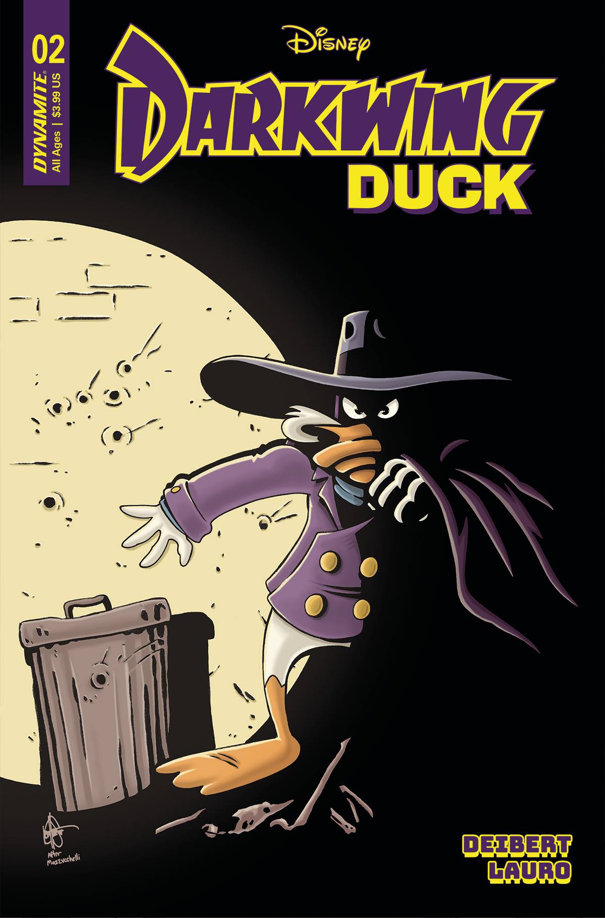 Darkwing Duck #2 Cover W Last Call Haeser Original