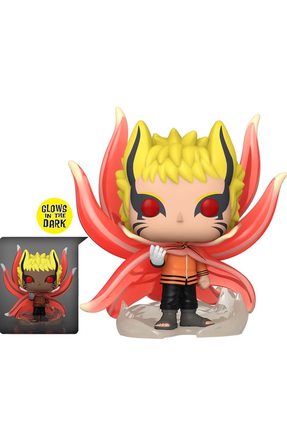 Boruto: Naruto Next Generations - Naruto Baryon Mode Glow-In-The-Dark Super 6-Inch Pop! Vinyl Figure