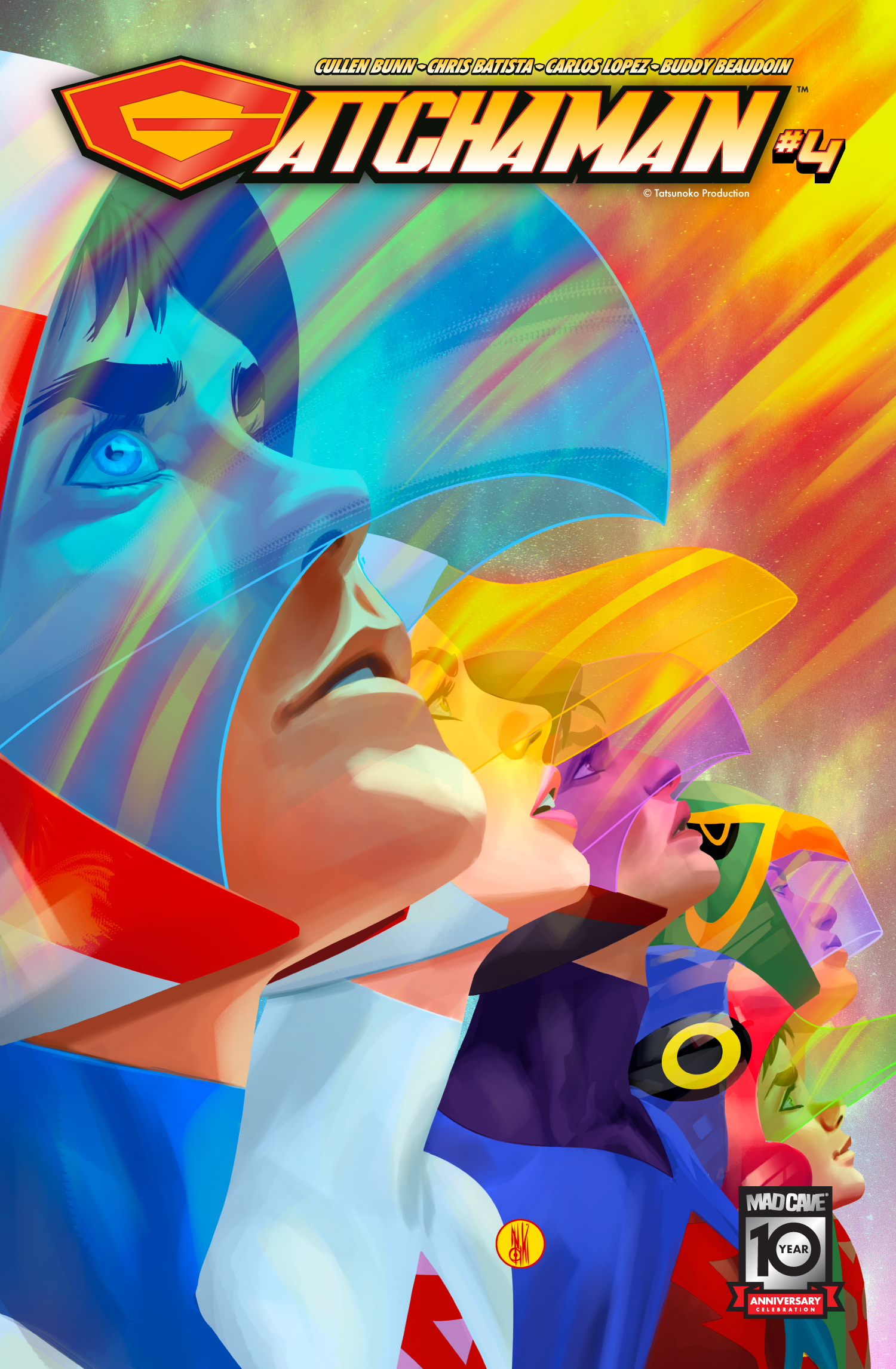 Gatchaman #4 Cover A inaki Miranda