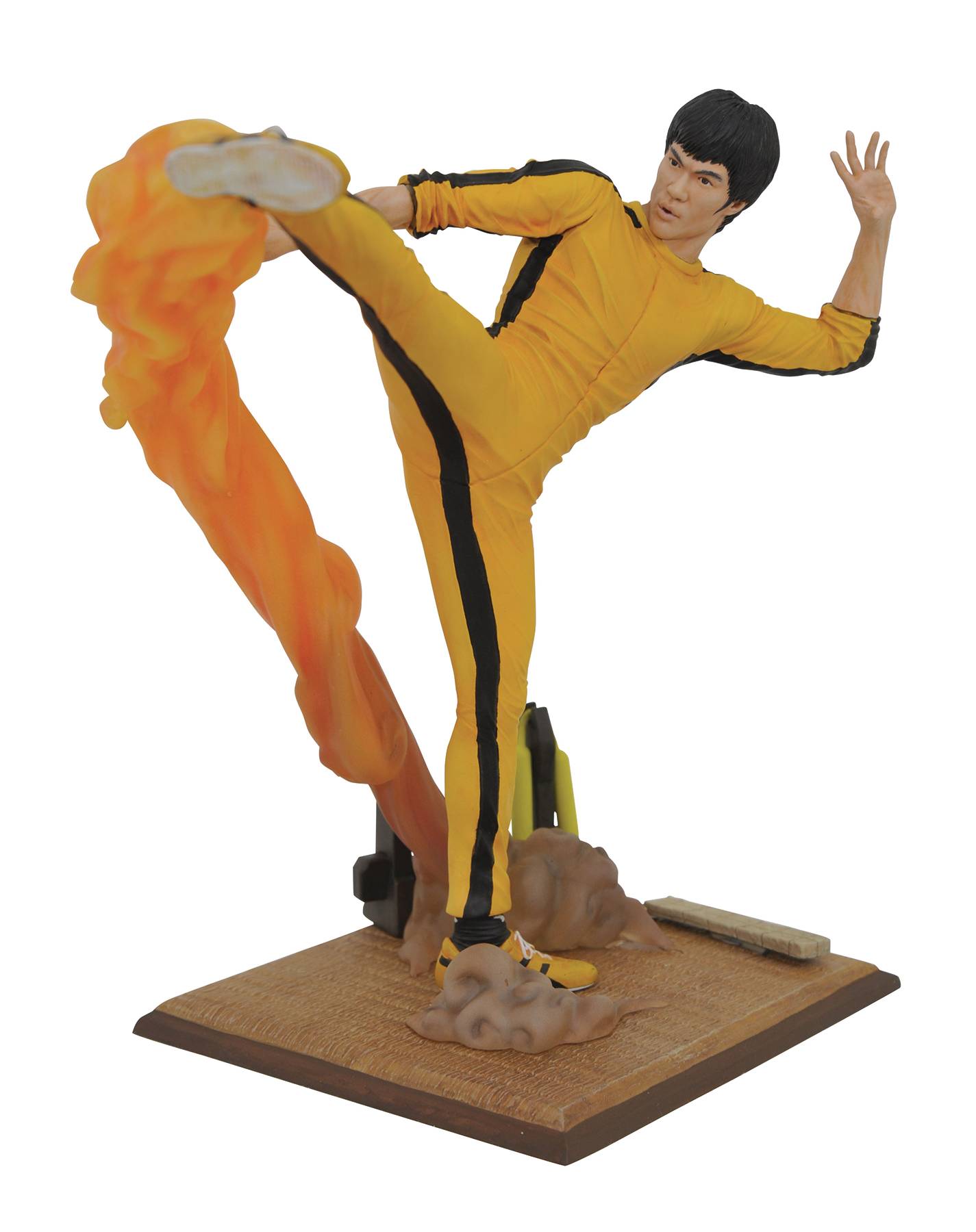 Bruce Lee Gallery Kicking PVC Figure