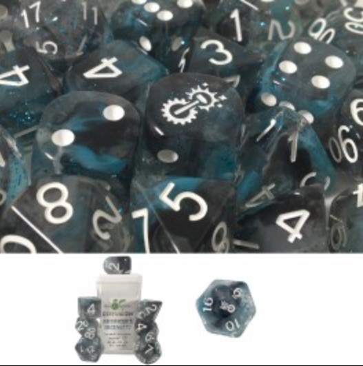 Artificer's Ingenuity Set of 7 Dice - Arch'd D4