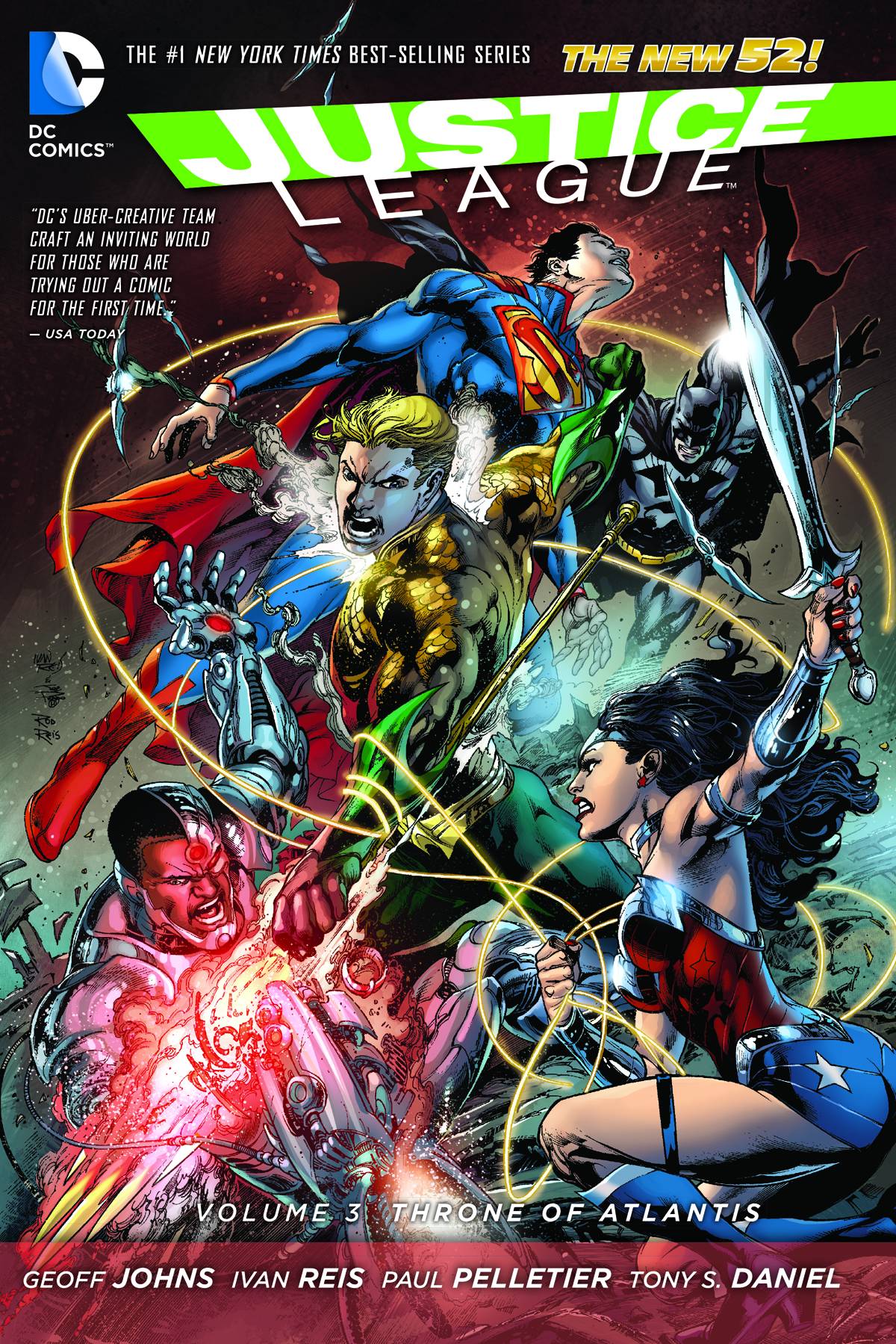 Justice League Graphic Novel Volume 3 Throne of Atlantis (New 52)