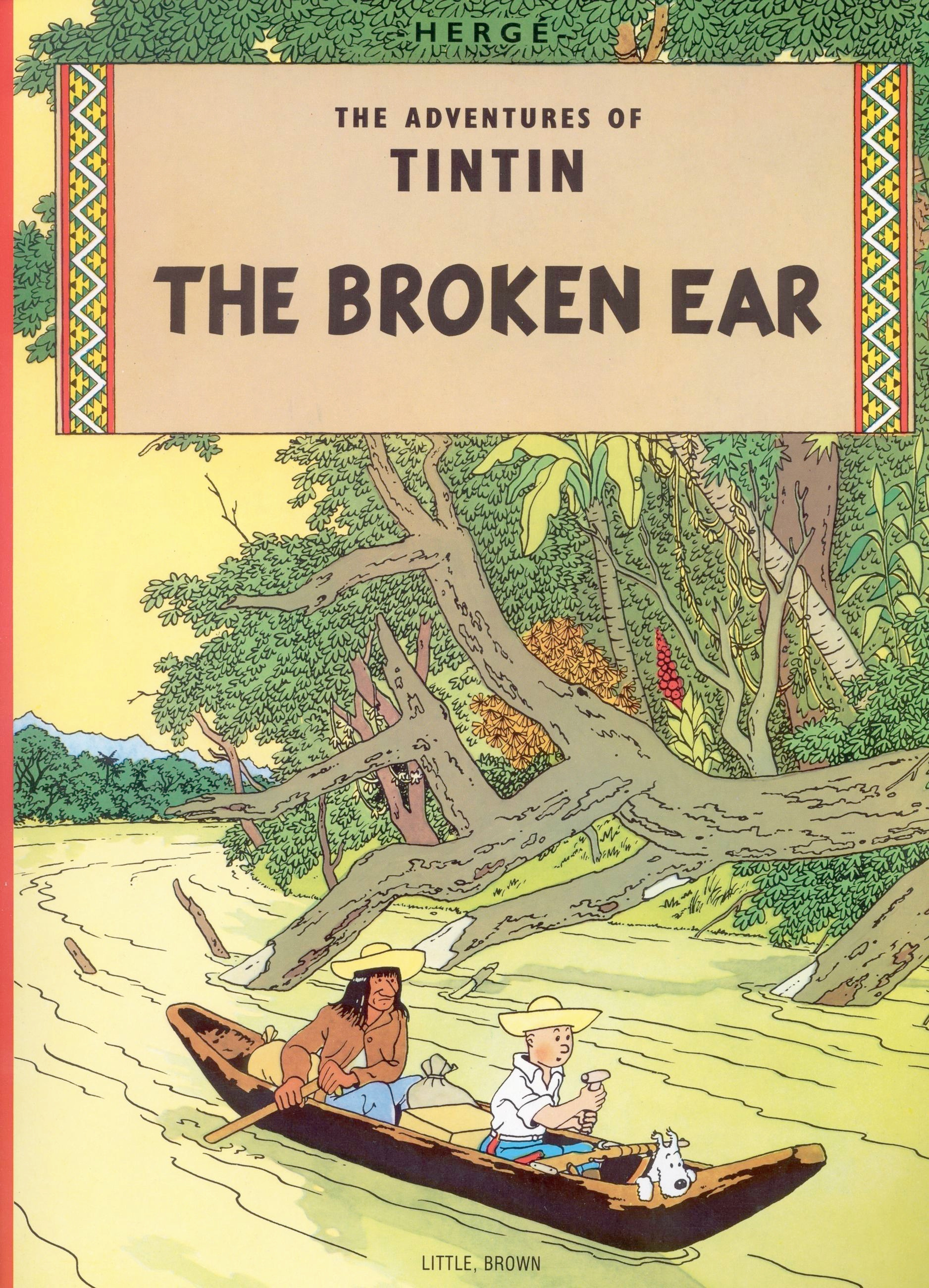 Adventures of Tintin Graphic Novel Broken Ear