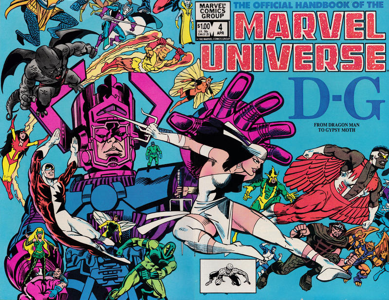 The Official Handbook of The Marvel Universe #4 [Direct]-Very Good (3.5 – 5)