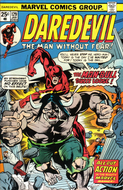 Daredevil #129 [Regular Edition]-Very Fine (7.5 – 9)