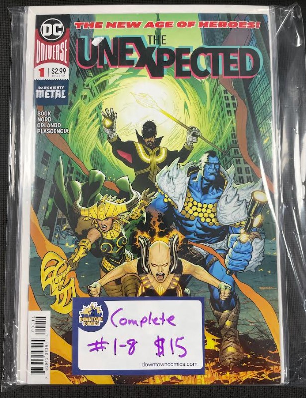 Unexpected #1-8 (2018 Series) Complete Set 