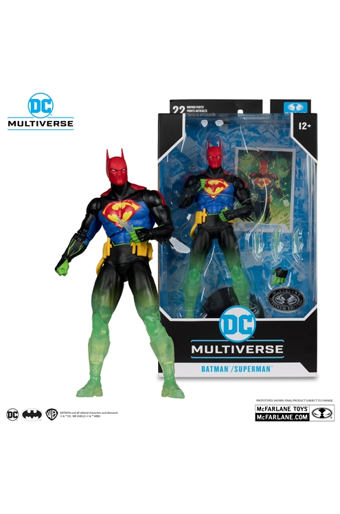 DC Multiverse Batman/Superman Fusion (Worlds Finest) (Platinum Edition Import Stock)