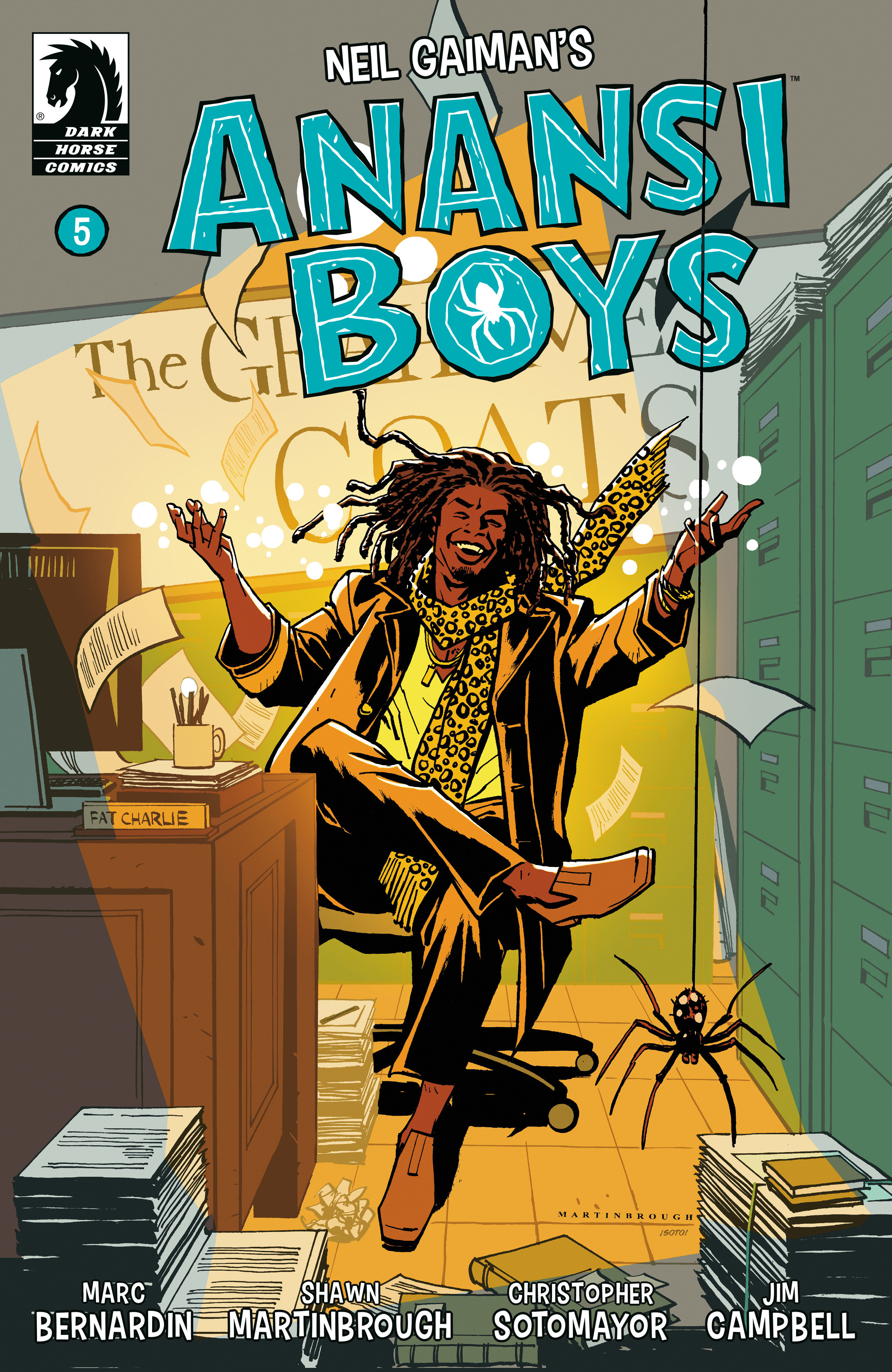 Anansi Boys #5 Cover B (Shawn Martinbrough)