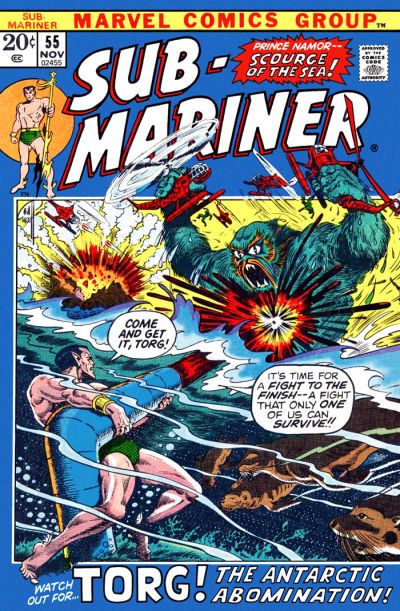 Sub-Mariner #55-Very Good (3.5 – 5)