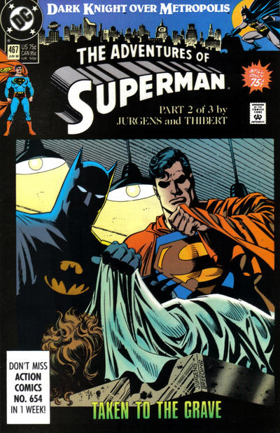 Adventures of Superman #467 [Direct]-Very Fine (7.5 – 9)