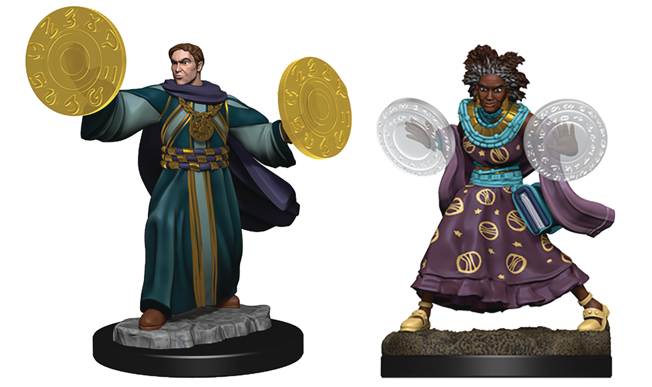 Critical Role Unpainted Miniatures: Wave 1 Human Graviturgy and Chronurgy Wizards Female