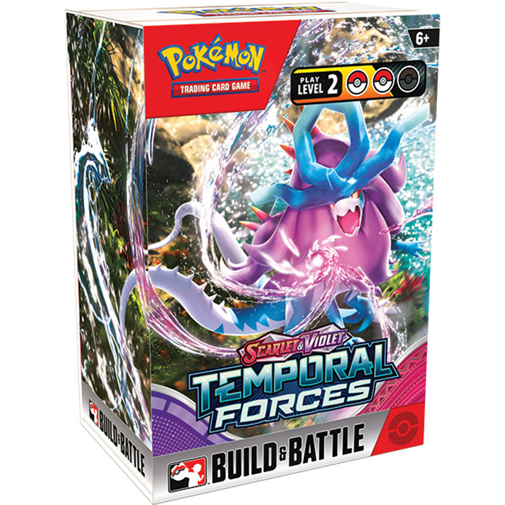 Pokemon Scarlet And Violet 5 Temporal Forces Build And Battle Box