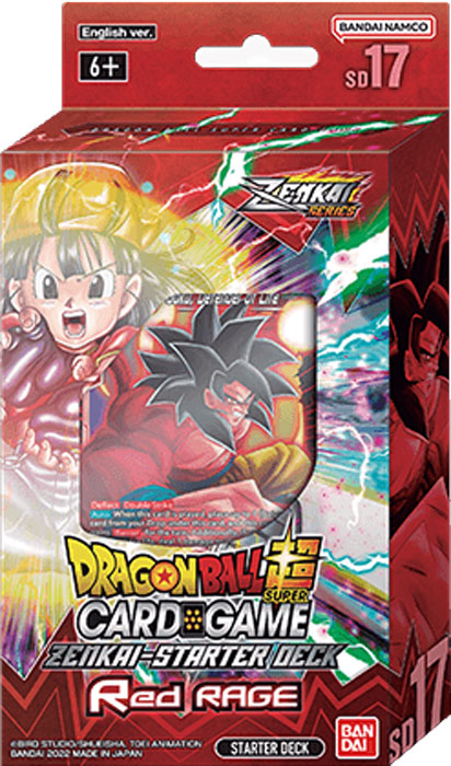 Dragon Ball Super TCG: Zenkai Starter Deck Red Rage [SD-17]