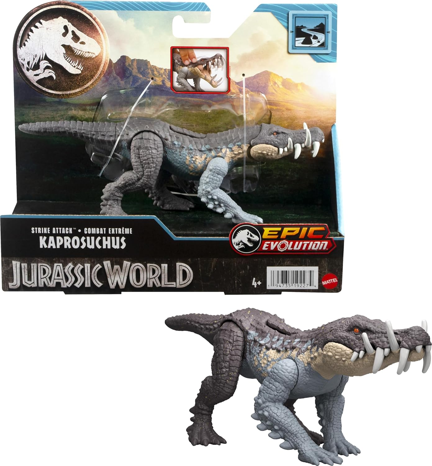 Jurassic World Strike Attack: Kaprosuchus Action Figure