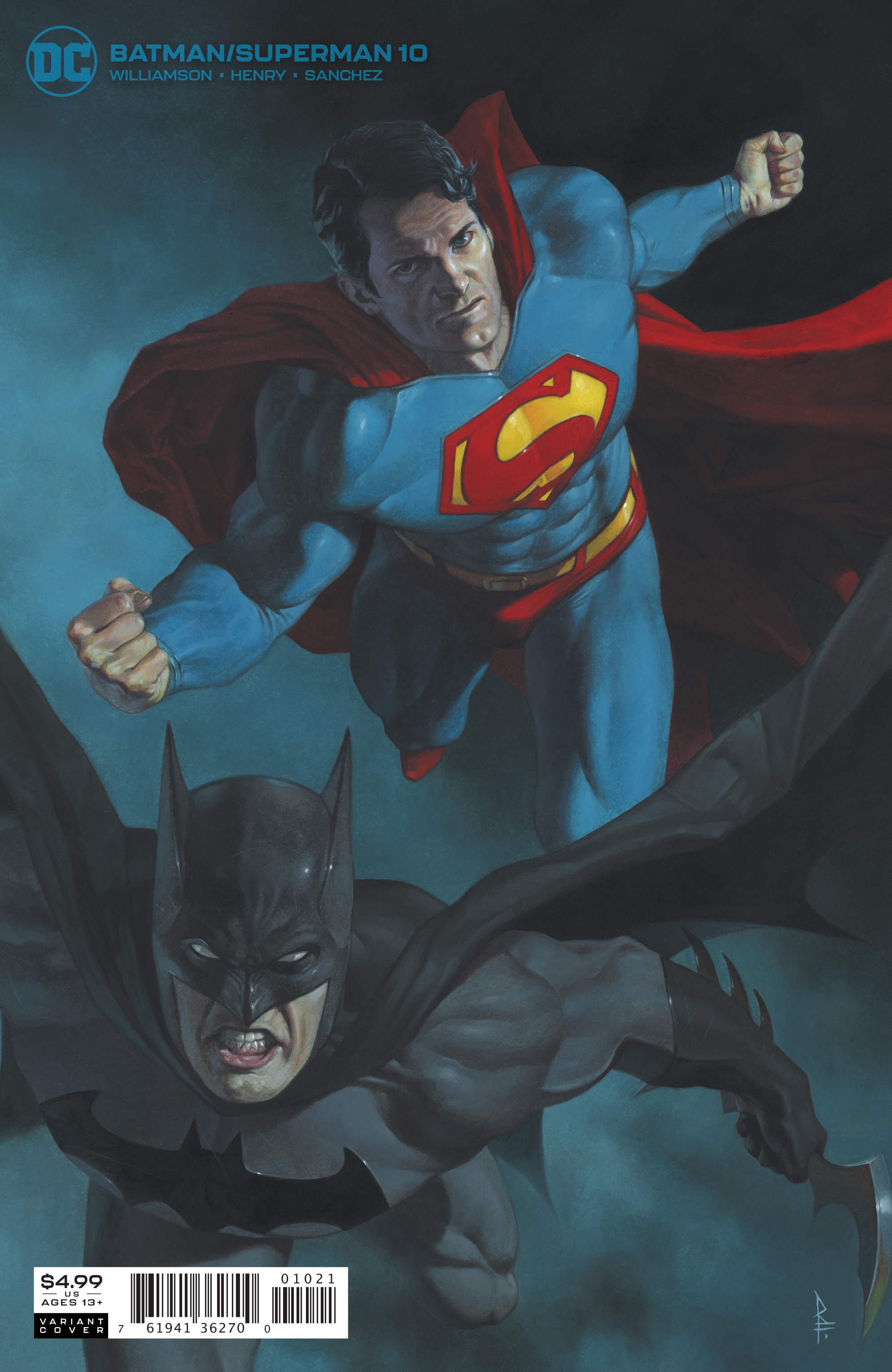 Batman Superman #10 Card Stock R Federici Variant Edition (2019)