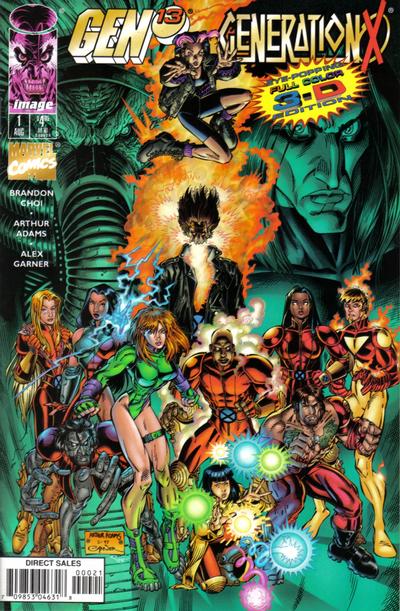 Gen 13 / Generation X #1 [Art Adams Cover]-Fine (5.5 – 7)