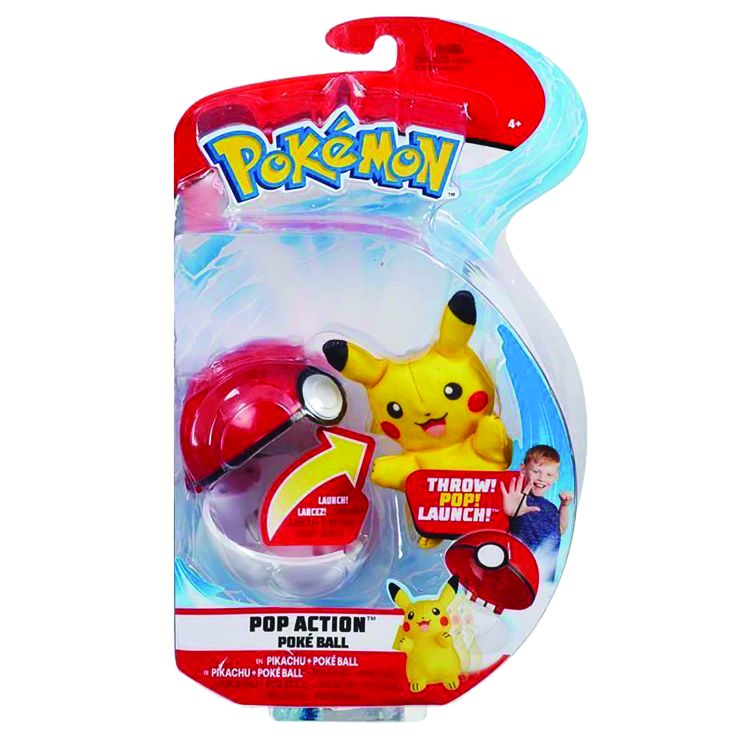 Pokémon Pop Action Poke Ball - Pikachu