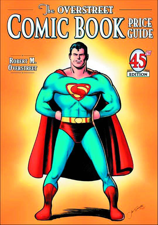 Overstreet Comic Book Price Guide Volume 45 Joe Shuster Superman Cover