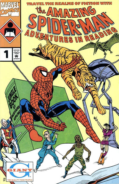 Adventures In Reading Starring The Amazing Spider-Man #1 [Giant Foods]-Very Good (3.5 – 5)