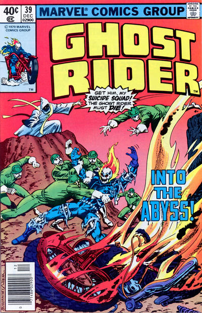 Ghost Rider #39 [Newsstand]-Very Fine (7.5 – 9)