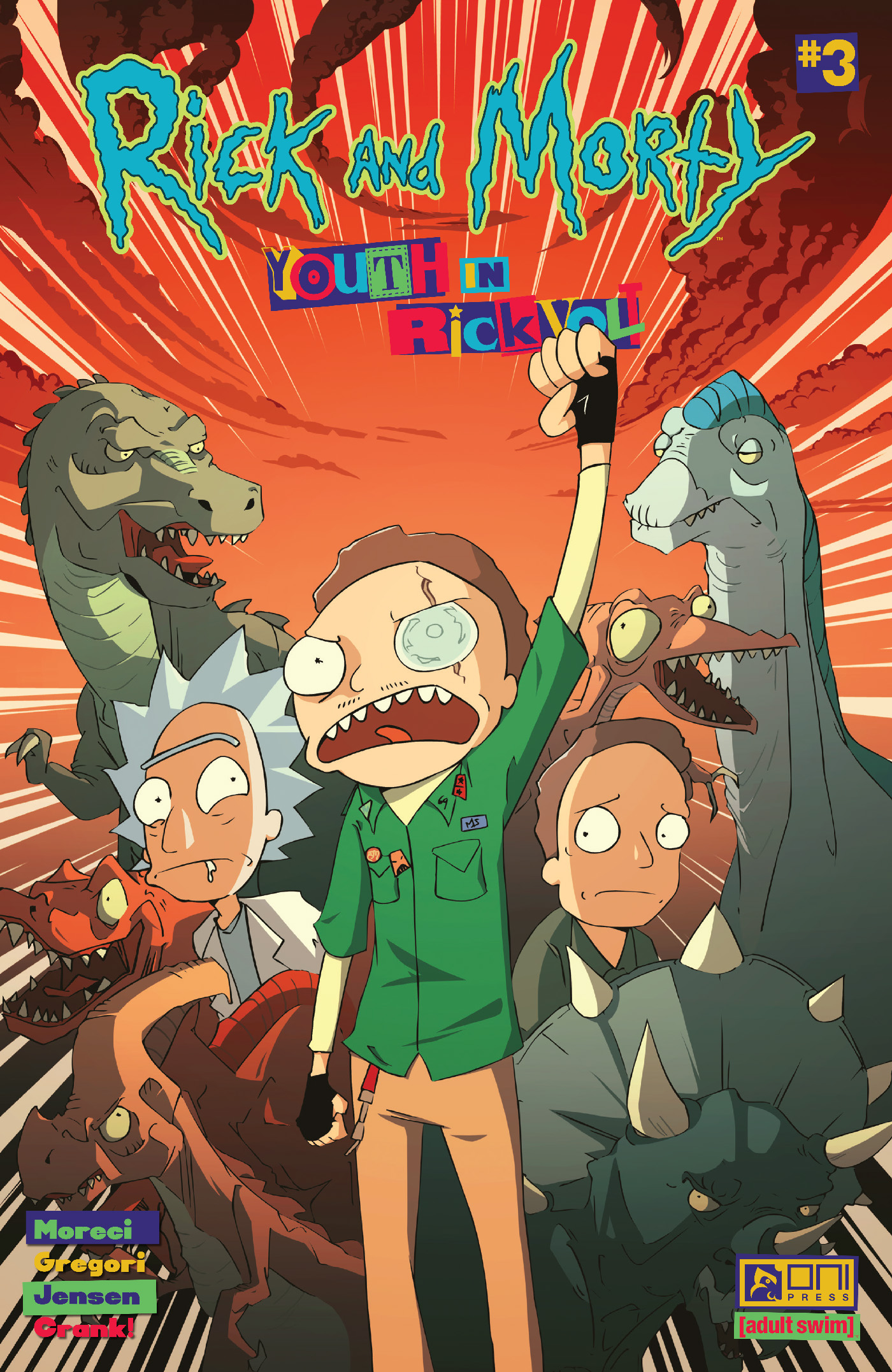 Rick and Morty Youth in Rickvolt #3 Cover B Nico Hitori De Variant (Mature) (Of 4)