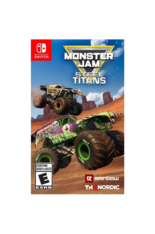 Nintendo Switch Monster Jam Steel Titans Cart Only Pre-Owned
