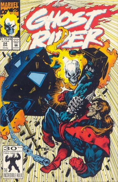 Ghost Rider #24 (1990) [Direct]-Fine (5.5 – 7)