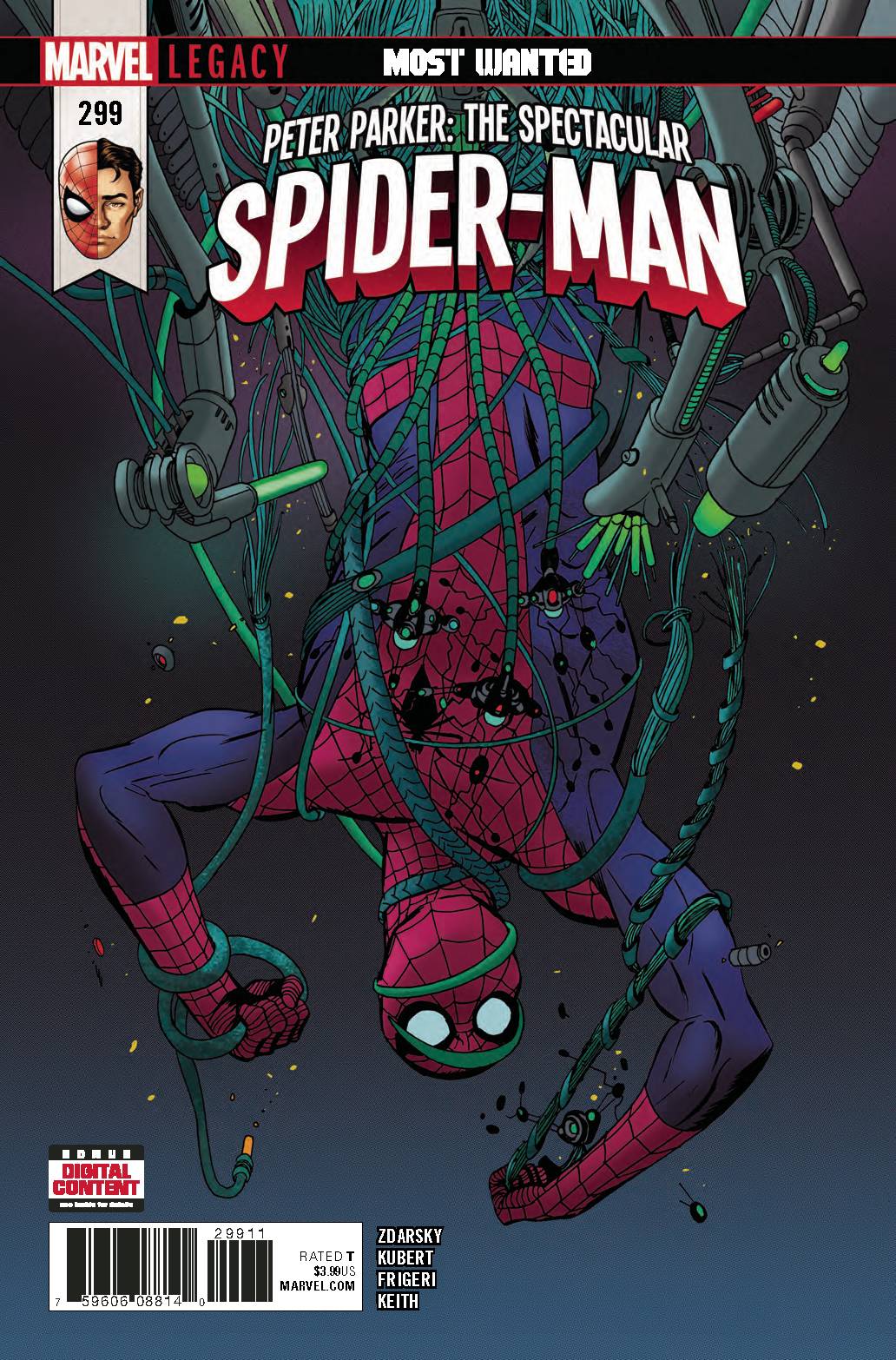 Peter Parker Spectacular Spider-Man #299 Leg (2017)