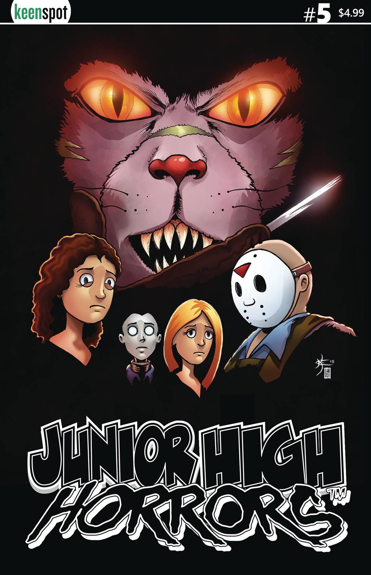 Junior High Horrors #5 Cover A Scream Spoof