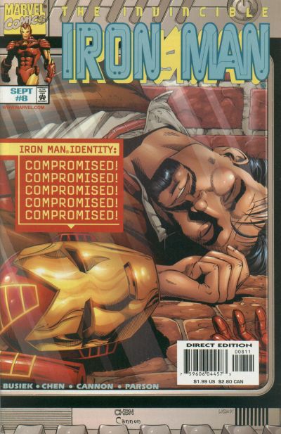 Iron Man #8 [Direct Edition]-Very Fine