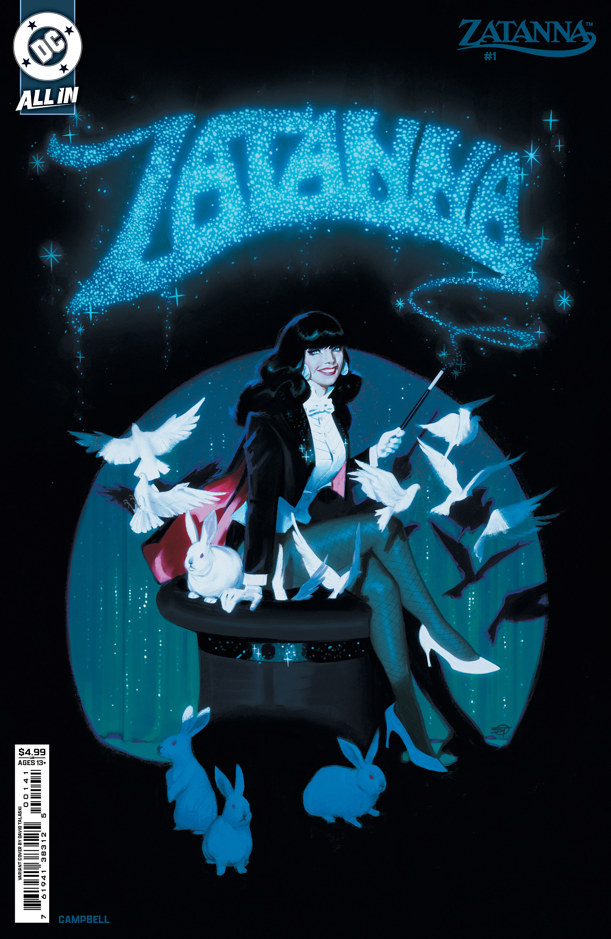 Zatanna #1 Cover D David Talaski Card Stock Variant (Of 6)