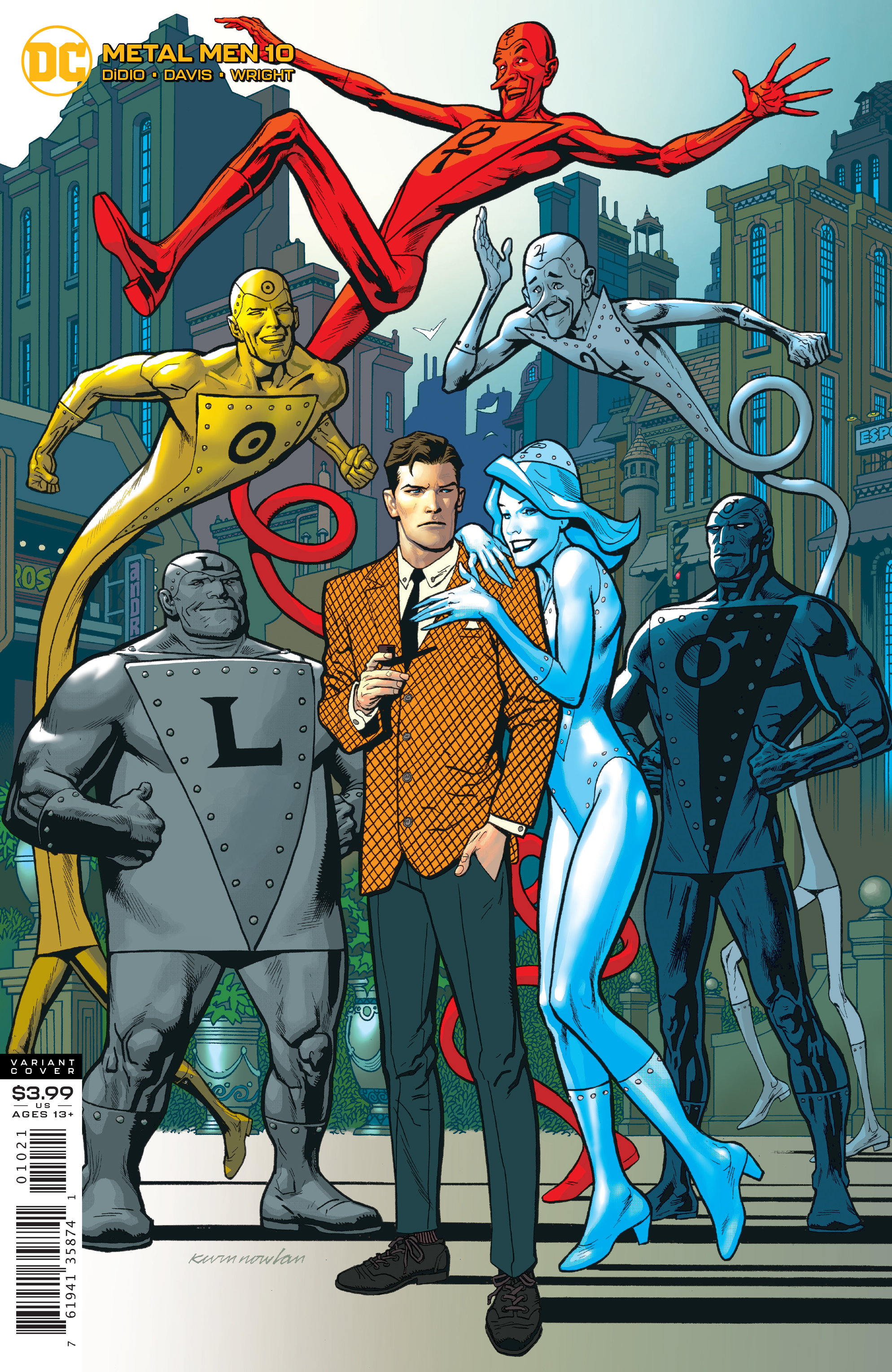 Metal Men #10 Cover B Kevin Nowlan Variant