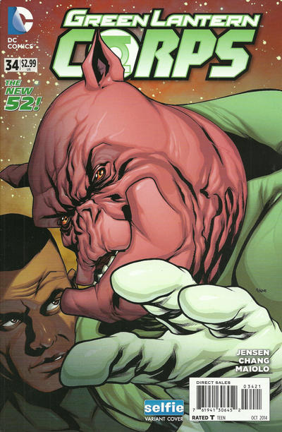 Green Lantern Corps #34 DC Universe Selfie Variant Edition (Uprising) (2011)