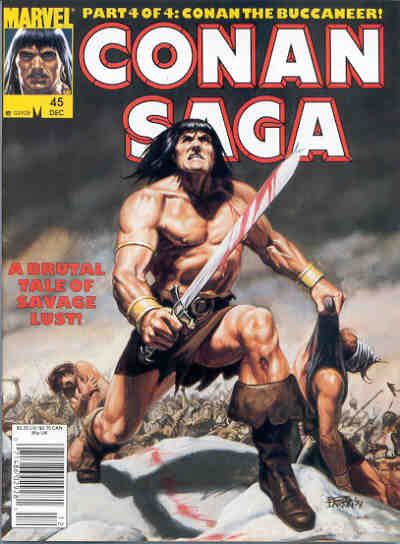 Conan Saga #45 [Newsstand]-Fine