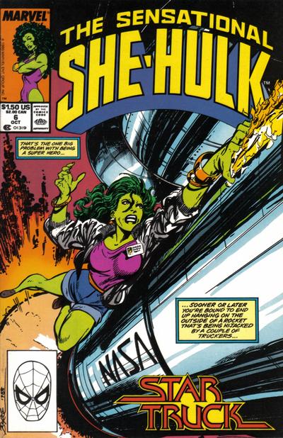 The Sensational She-Hulk #6-Very Fine